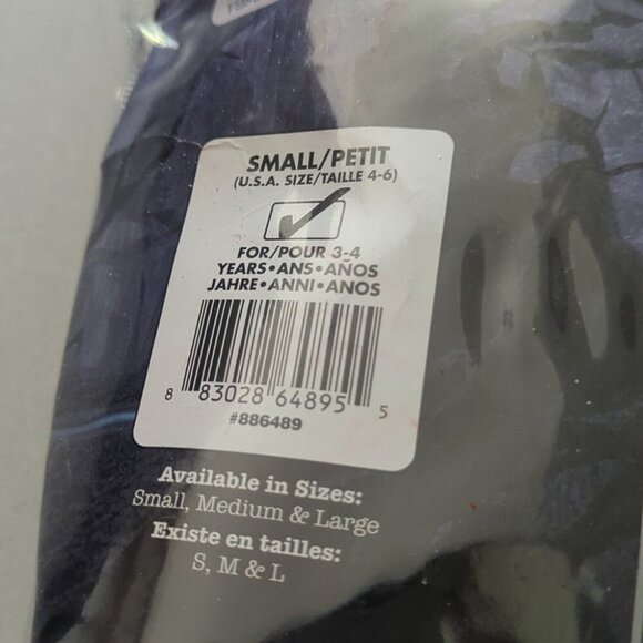 Wizard Of Oz Wicked Witch Elpphaba Black Green Witch Costume Hat - S 3-4 NWT - Picture 5 of 5